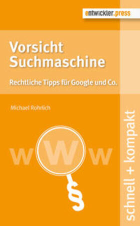 Rohrlich | Vorsicht Suchmaschine | Buch | 978-3-86802-144-8 | sack.de