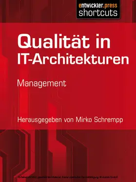 Schrempp |  Qualität in IT-Architekturen | eBook | Sack Fachmedien