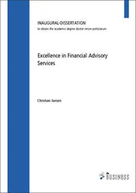 Jansen |  Excellence in Financial Advisory Services | Buch |  Sack Fachmedien