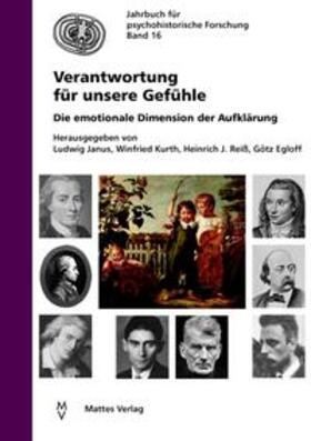Janus / Kurth / Reiß | Verantwortung für unsere Gefühle | Buch | 978-3-86809-105-2 | sack.de