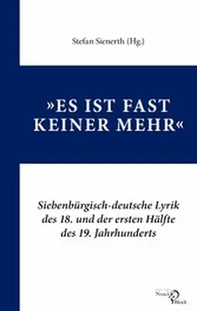 Sienerth |  'Es ist fast keiner mehr' | eBook | Sack Fachmedien