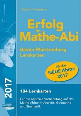 Gruber / Neumann |  Erfolg im Mathe-Abi 2017 / 2018 Lernkarten Baden-Württemberg | Buch |  Sack Fachmedien