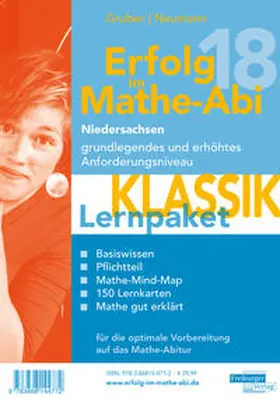 Gruber / Neumann |  Erfolg im Mathe-Abi 2018 Lernpaket 'Klassik' Niedersachsen | Buch |  Sack Fachmedien