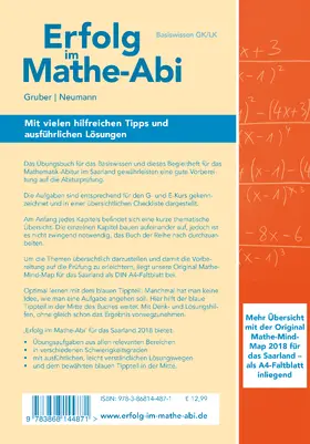 Gruber / Neumann |  Erfolg im Mathe-Abi 2018 Basiswissen Saarland | Buch |  Sack Fachmedien