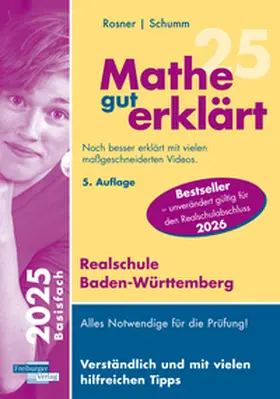 Gruber / Neumann / Rosner |  Mathe gut erklärt Realschule Baden-Württemberg | Buch |  Sack Fachmedien