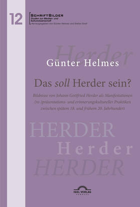 Helmes |  Helmes, G: Das soll Herder sein? Bildnisse von Johann Gottfr | Buch |  Sack Fachmedien