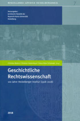 Baldus / Hattenhauer / Schroeder | UNI 7 - Geschichtliche Rechtswissenschaft | Buch | 978-3-86825-324-5 | sack.de