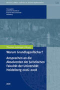 Lobinger |  UNI 10 - Warum Grundlagenfächer? Ansprachen an die Absolventen der Juristischen Fakultät der Universität Heidelberg 2016-2018 | Buch |  Sack Fachmedien