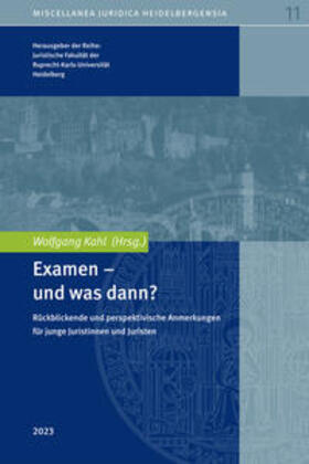 Kahl | UNI 11 - Examen - und was dann? | Buch | 978-3-86825-342-9 | sack.de