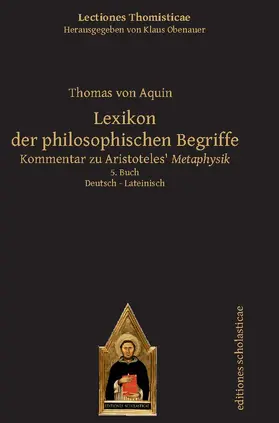 von Aquin |  Lexikon der philosophischen Begriffe | Buch |  Sack Fachmedien