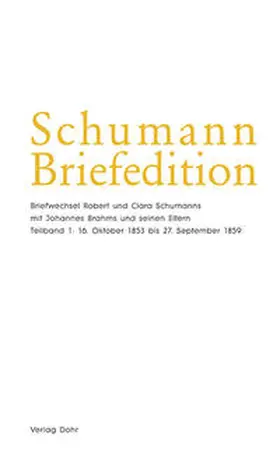 Synofzik / Robert-Schumann-Haus Zwickau / Musikwissenschaftl. Institut der Hochschule für Musik Carl Maria von Weber Dresden |  Schumann-Briefedition / Schumann-Briefedition II.3 | Buch |  Sack Fachmedien