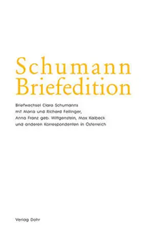 Kopitz / Robert-Schumann-Haus Zwickau / Musikwissenschaftl. Institut der Hochschule für Musik Carl Maria von Weber Dresden |  Schumann-Briefedition / Schumann-Briefedition II.4 | Buch |  Sack Fachmedien