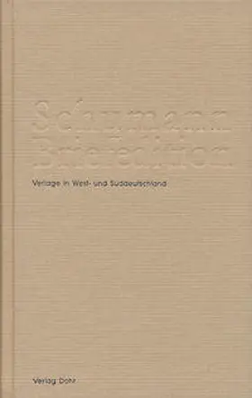 Dahmen / Synofzik / Robert-Schumann-Haus Zwickau |  Schumann-Briefedition / Schumann-Briefedition III.5 | Buch |  Sack Fachmedien