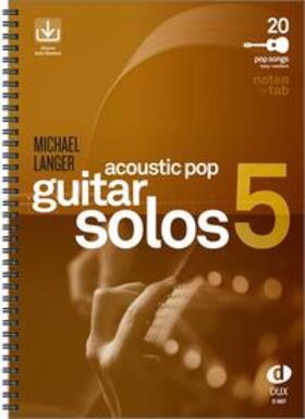  Acoustic Pop Guitar Solos 5 | Buch |  Sack Fachmedien