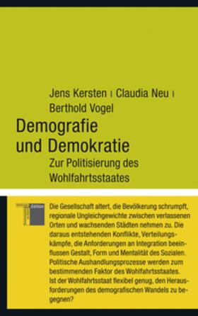 Kersten / Neu / Vogel |  Demografie und Demokratie | Buch |  Sack Fachmedien
