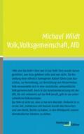 Wildt |  Volk, Volksgemeinschaft, AfD | Buch |  Sack Fachmedien