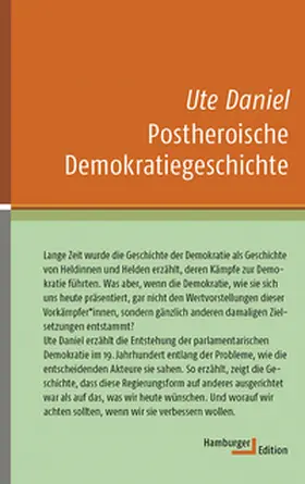 Daniel |  Postheroische Demokratiegeschichte | Buch |  Sack Fachmedien