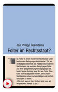 Reemtsma |  Folter im Rechtsstaat? | eBook | Sack Fachmedien