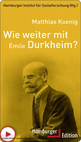 Koenig |  Wie weiter mit Émile Durkheim? | eBook | Sack Fachmedien