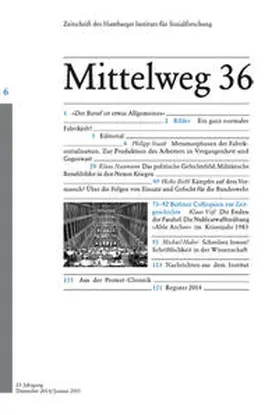  Das Subjekt bei der Arbeit Mittelweg 36 | Buch |  Sack Fachmedien