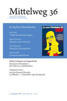 Hacke / Aschmann / Trappmann |  Mittelweg 36. Zeitschrift des Hamburger Instituts für Sozialforschung | Buch |  Sack Fachmedien