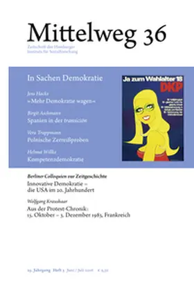 Hacke / Aschmann / Trappmann |  Mittelweg 36. Zeitschrift des Hamburger Instituts für Sozialforschung | Buch |  Sack Fachmedien