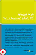 Wildt |  Volk, Volksgemeinschaft, AfD | eBook | Sack Fachmedien