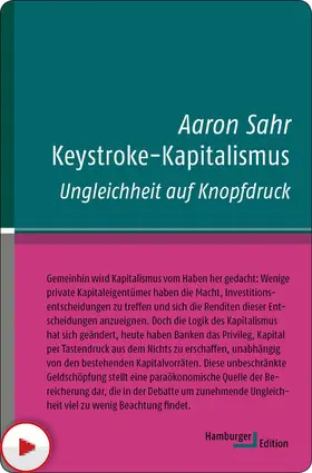 Sahr |  Keystroke-Kapitalismus | eBook | Sack Fachmedien