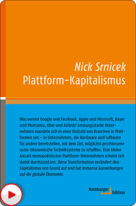 Srnicek | Plattform-Kapitalismus | E-Book | sack.de