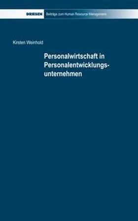 Weinhold |  Personalwirtschaft in Personalentwicklungsunternehmen | Buch |  Sack Fachmedien