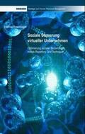 Rosenberger |  Soziale Steuerung virtueller Unternehmen | Buch |  Sack Fachmedien