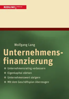 Lang | Unternehmensfinanzierung | Buch | 978-3-86881-419-4 | www.sack.de