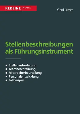 Ulmer |  Stellenbeschreibung als Führungsinstrument | Buch |  Sack Fachmedien