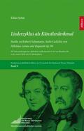 Sprau |  Liederzyklus als Künstlerdenkmal | Buch |  Sack Fachmedien
