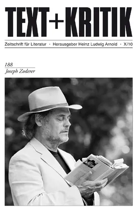  Joseph Zoderer | Buch |  Sack Fachmedien