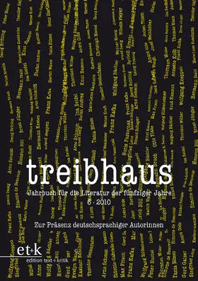 Häntzschel / Hanuschek / Leuschner |  treibhaus 06. Zur Präsenz deutschsprachiger Autorinnen | Buch |  Sack Fachmedien