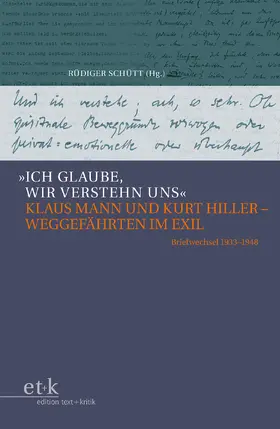 Schütt |  "Ich glaube, wir verstehn uns" | Buch |  Sack Fachmedien