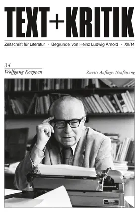 Arnold / Schumacher / Krüger |  Wolfgang Koeppen | eBook | Sack Fachmedien