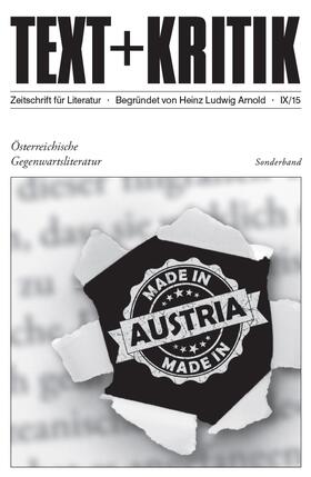 Korte / Arnold |  Österreichische Gegenwartsliteratur | Buch |  Sack Fachmedien