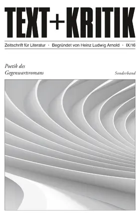 Arnold |  Poetik des Gegenwartsromans | Buch |  Sack Fachmedien