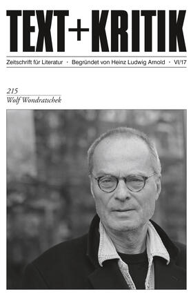 Arnold / Friedrich / Rauen | Wolf Wondratschek | E-Book | sack.de