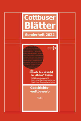 Krestin |  Cottbuser Blätter - Große Geschichte(n) im "kleinen" Cottbus | Buch |  Sack Fachmedien