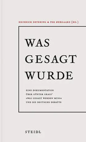 Detering / Øhrgaard |  Was gesagt wurde | Buch |  Sack Fachmedien