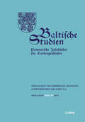  Baltische Studien, Pommersche Jahrbücher für Landesgeschichte. Band 99 NF | Buch |  Sack Fachmedien