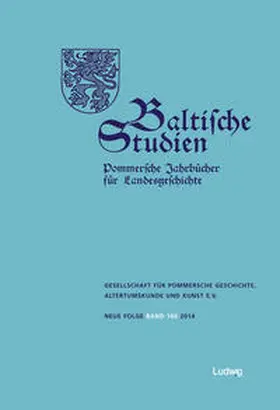Baltische Studien, Pommersche Jahrbücher für Landesgeschichte. Band 100 NF | Buch | 978-3-86935-241-1 | sack.de