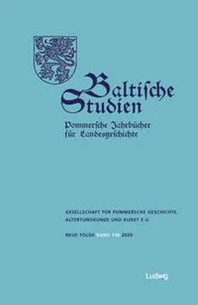  Baltische Studien, Pommersche Jahrbücher für Landesgeschichte. Band 106 NF | Buch |  Sack Fachmedien