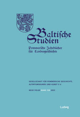 Baltische Studien, Pommersche Jahrbücher für Landesgeschichte. Band 109 NF | Buch | 978-3-86935-446-0 | sack.de