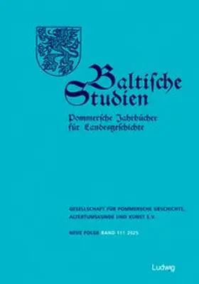  Baltische Studien, Pommersche Jahrbücher für Landesgeschichte. Band 111 NF | Buch |  Sack Fachmedien
