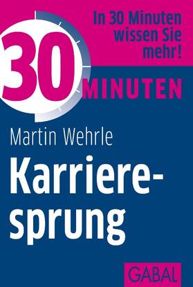 Wehrle | 30 Minuten Karrieresprung | Buch | 978-3-86936-423-0 | sack.de
