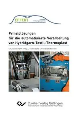 Grossmann / Großmann |  Prinziplösungen für die automatisierte Verarbeitung von Hybridgarn-Textil-Thermoplast | Buch |  Sack Fachmedien